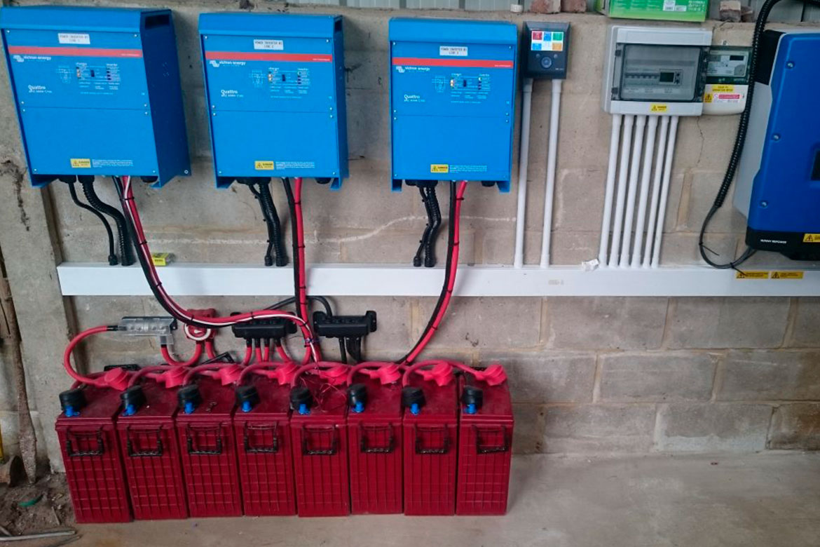 Baterías y almacenamiento de energía solar